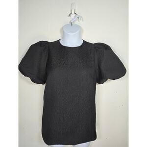 Pomander Place By Tuckernuck Lyla Blouse Women's Puff Sleeve Top. Size Large.